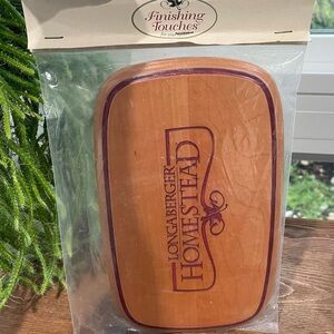 Longaberger Homestead new in packaging lid only
10.4 x 6.4